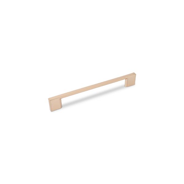 Slim Square D Handle, 160mm Centres - Champagne Gold