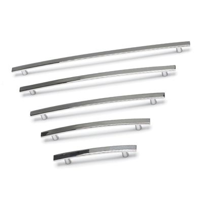 Flat Curve Bow Handle, 196mm Centres - Chrome