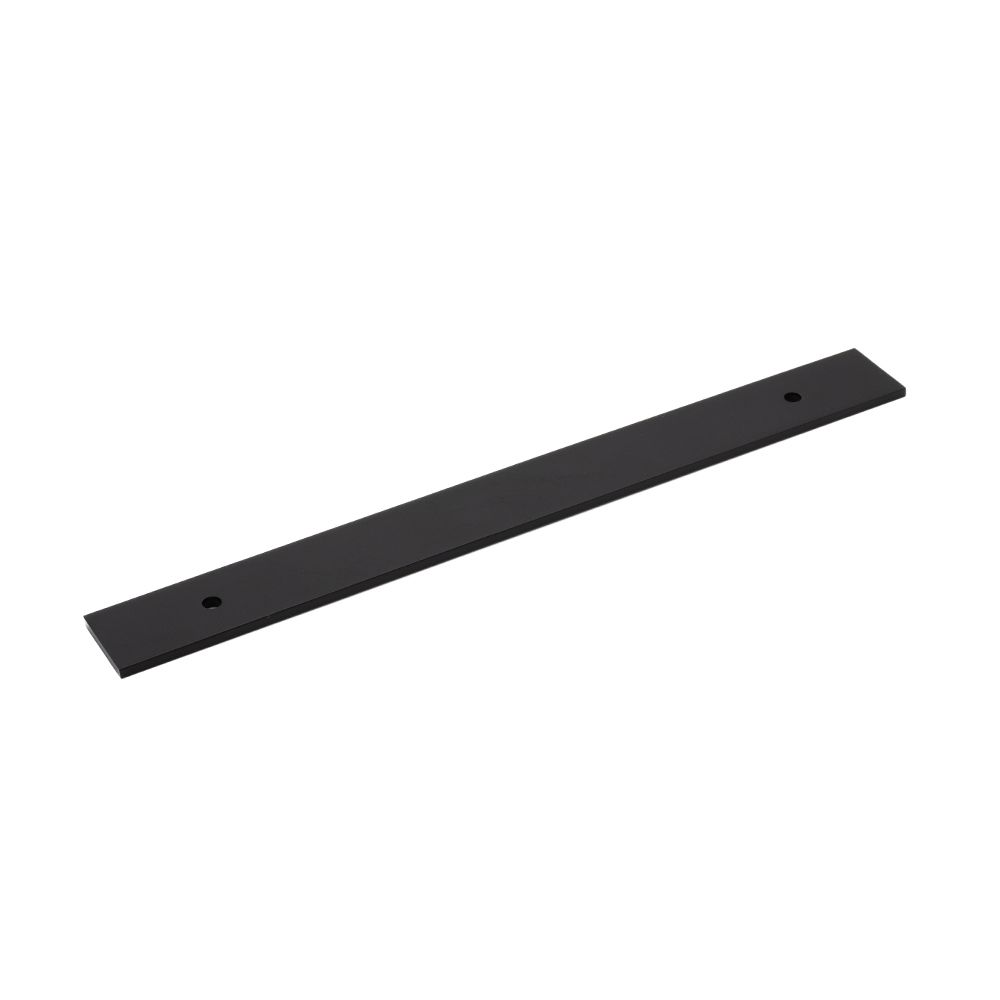 Fender Knurled / Linea Back Plate, 160mm Centres, Solid Brass - Matt Black