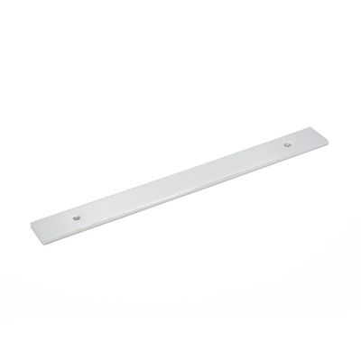 Fender Knurled / Linea Back Plate, 160mm Centres, Solid Brass - Chrome