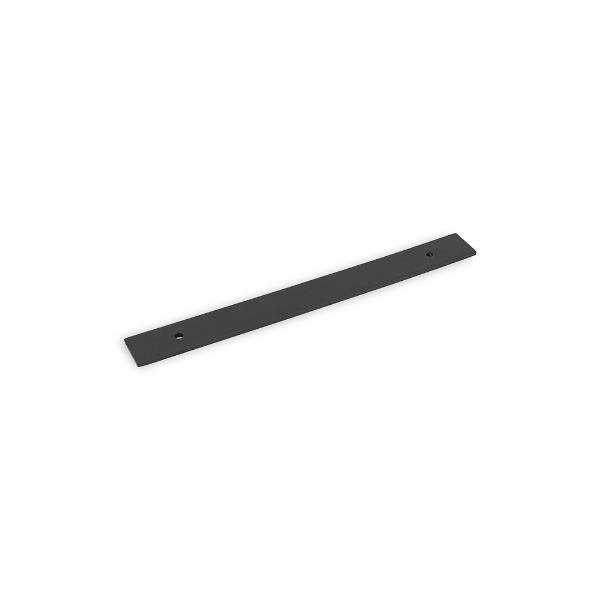 Universal Back Plate, 160mm Centres - Matt Black