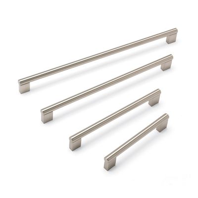 Aries Bar Handle, 486mm Centres - Brushed Nickel