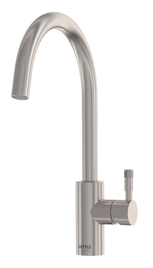 Qettle Signature Modern Mixer Tap - Single Lever, Round Spout