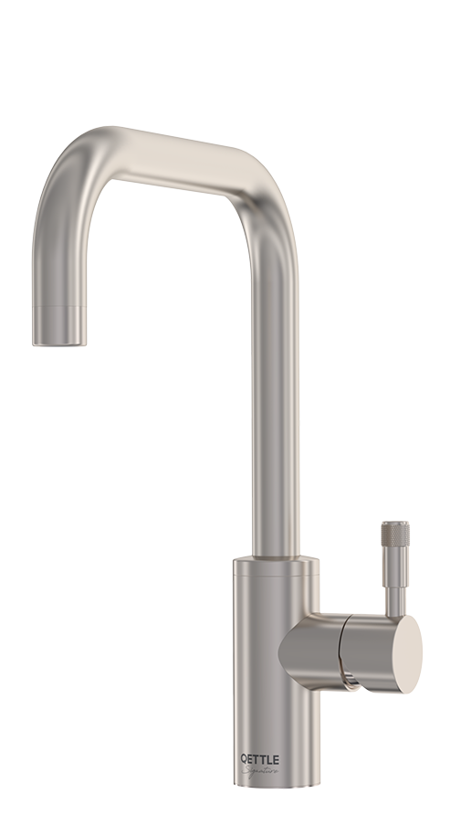 Qettle Signature Modern Mixer Tap - Single Lever, Square Spout