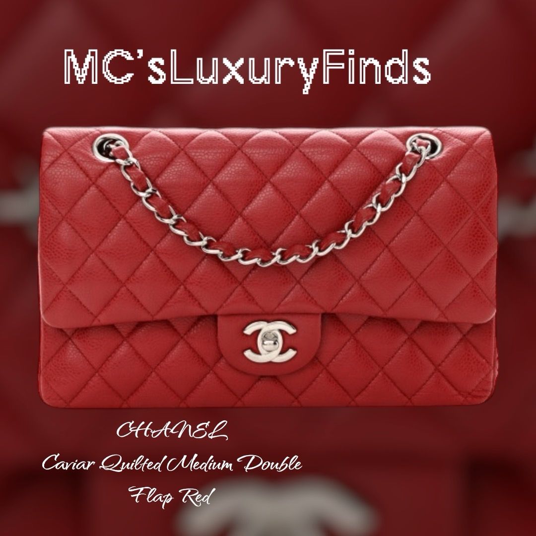 Chanel Double Flap Caviar Medium (2012)