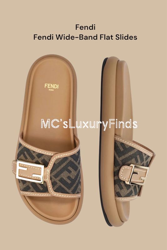 Fendi Fendi Wide-Band Flat Slides