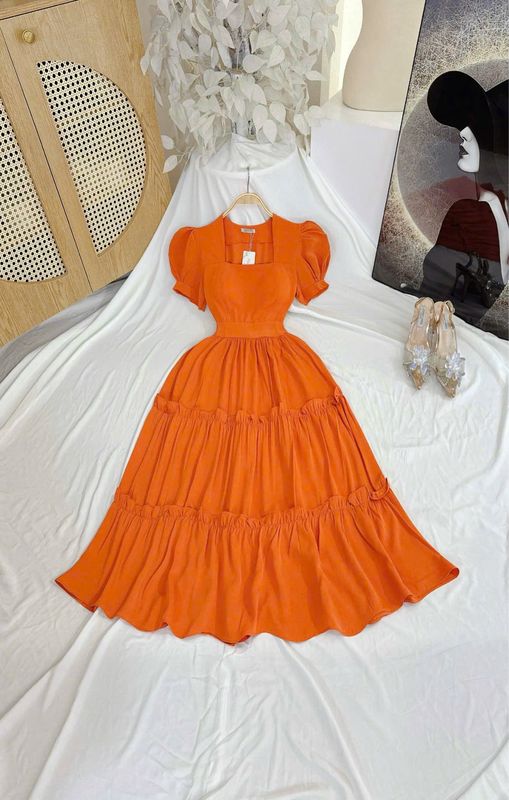 Maxi Puff Dress