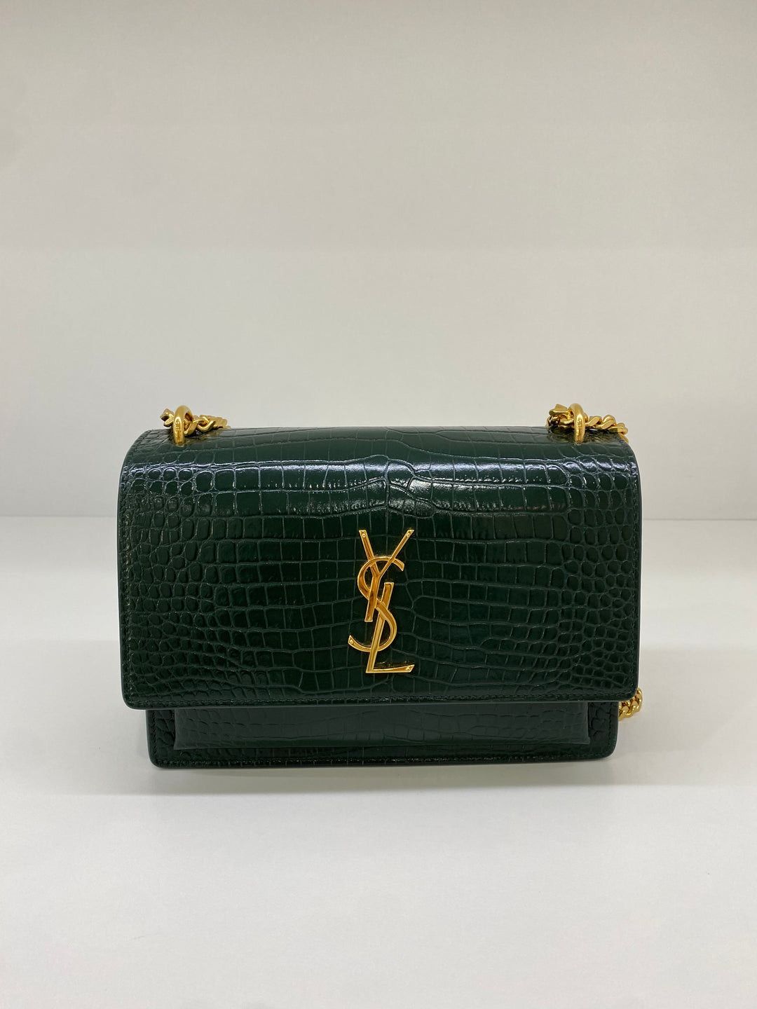 Ysl Sunset Croc Medium Missing Charm