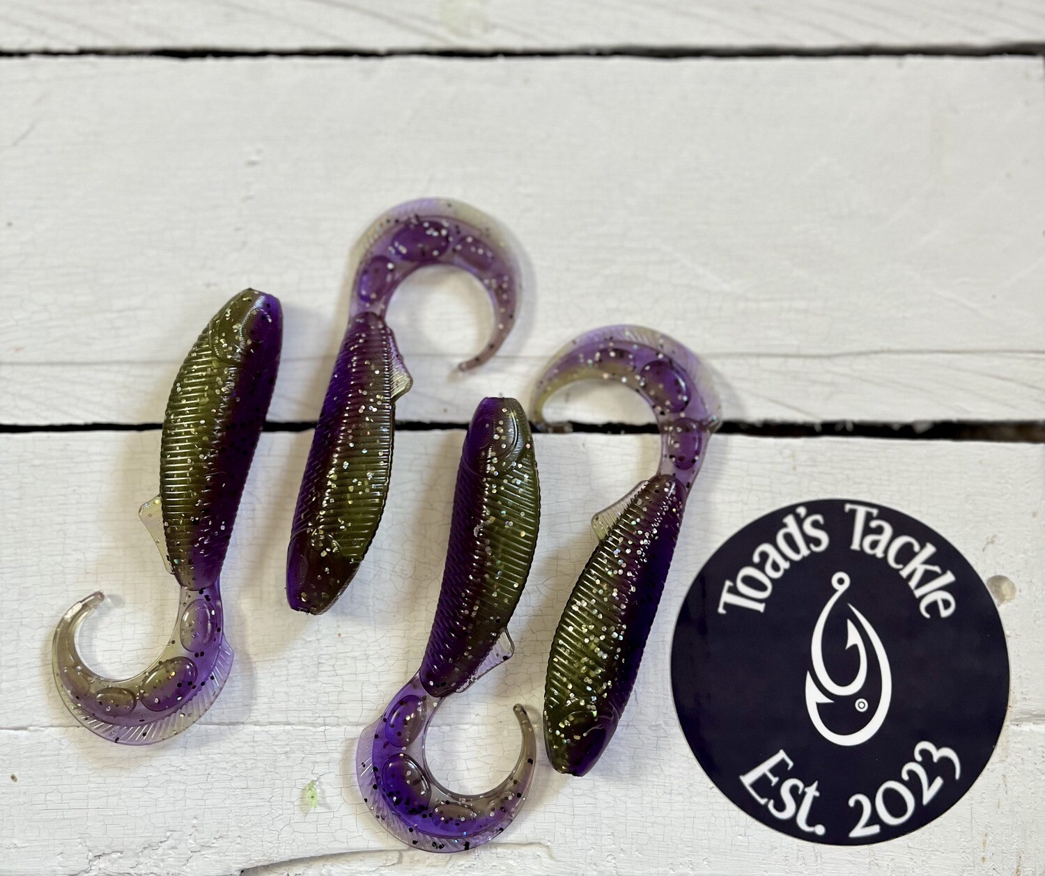 Whipwad Swim Bait w/Hook Slot Multi-Color