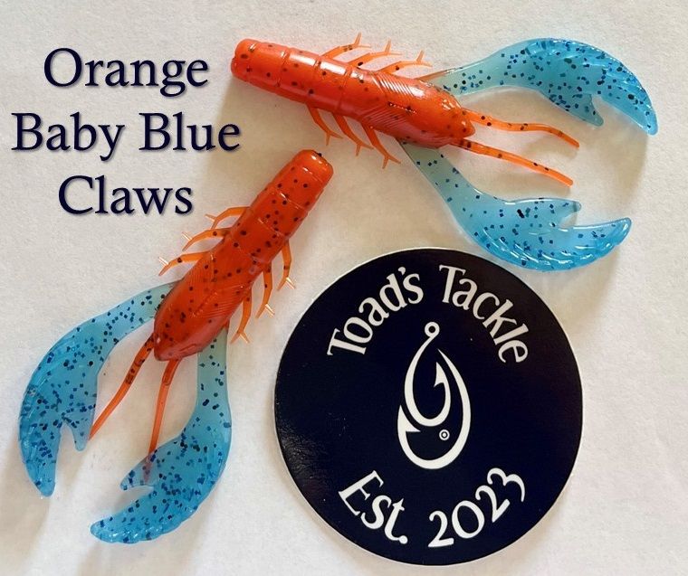 Crawdad w/colored tails