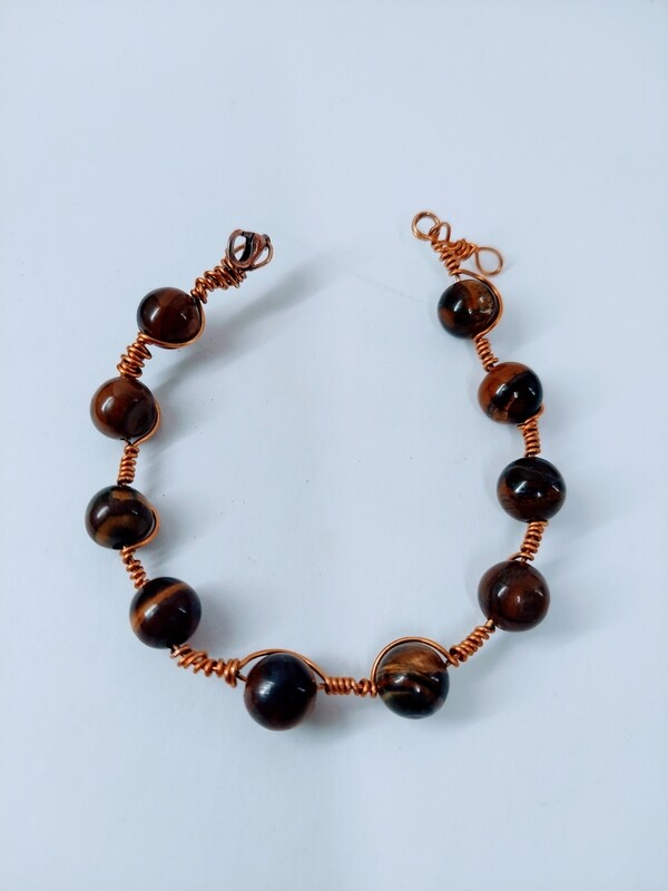 protection&amp;support bracelet tiger eye