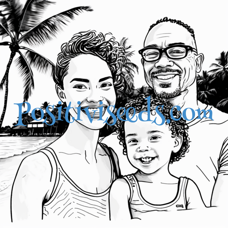 Happy Family Vision Board Supportive