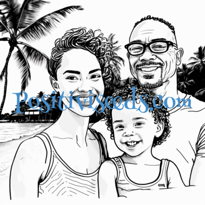 Happy Family Vision Board Supportive