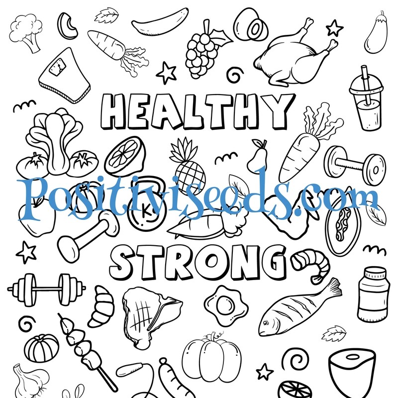 Strong Vision Board Healthy