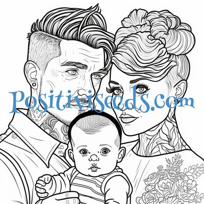 Newborn Baby Bliss Vision Board Welcome