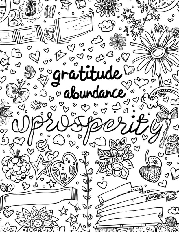 Positiviseeds Vision Board Coloring Book