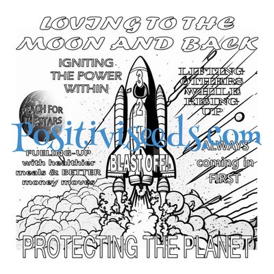 Magazine Covers Vision Board Blast Off