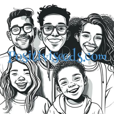 Happy Family Vision Board Supportive