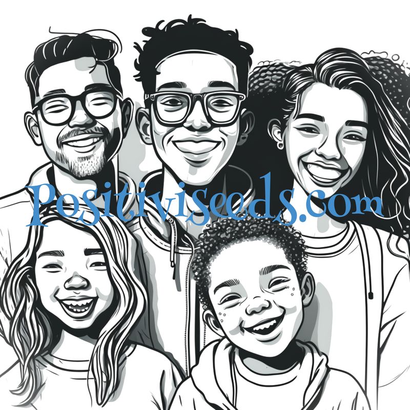 Happy Family Vision Board Supportive