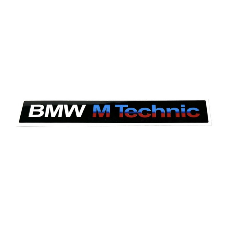 BMW E30 M-Technic Rear Trunk Decal