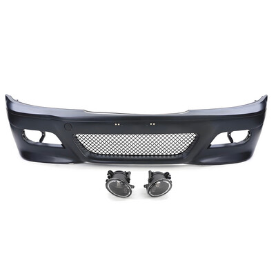 BMW E46 M3 Style Front Bumper + Fog Lights (Coupe/Convertible)
