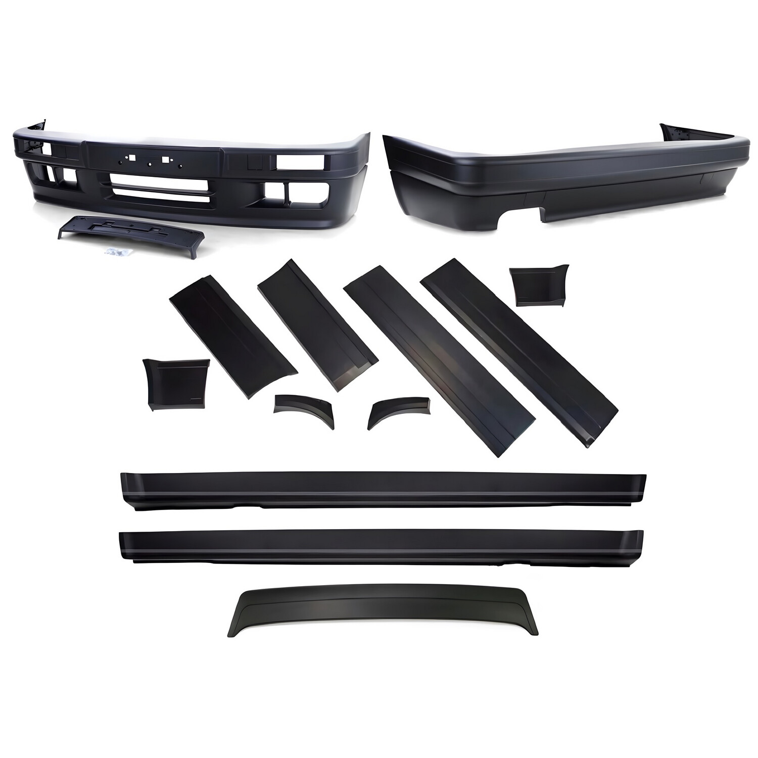 BMW E30 MTech 2 Complete Body Kit + MTech 1 Rear Spoiler (Sedan)