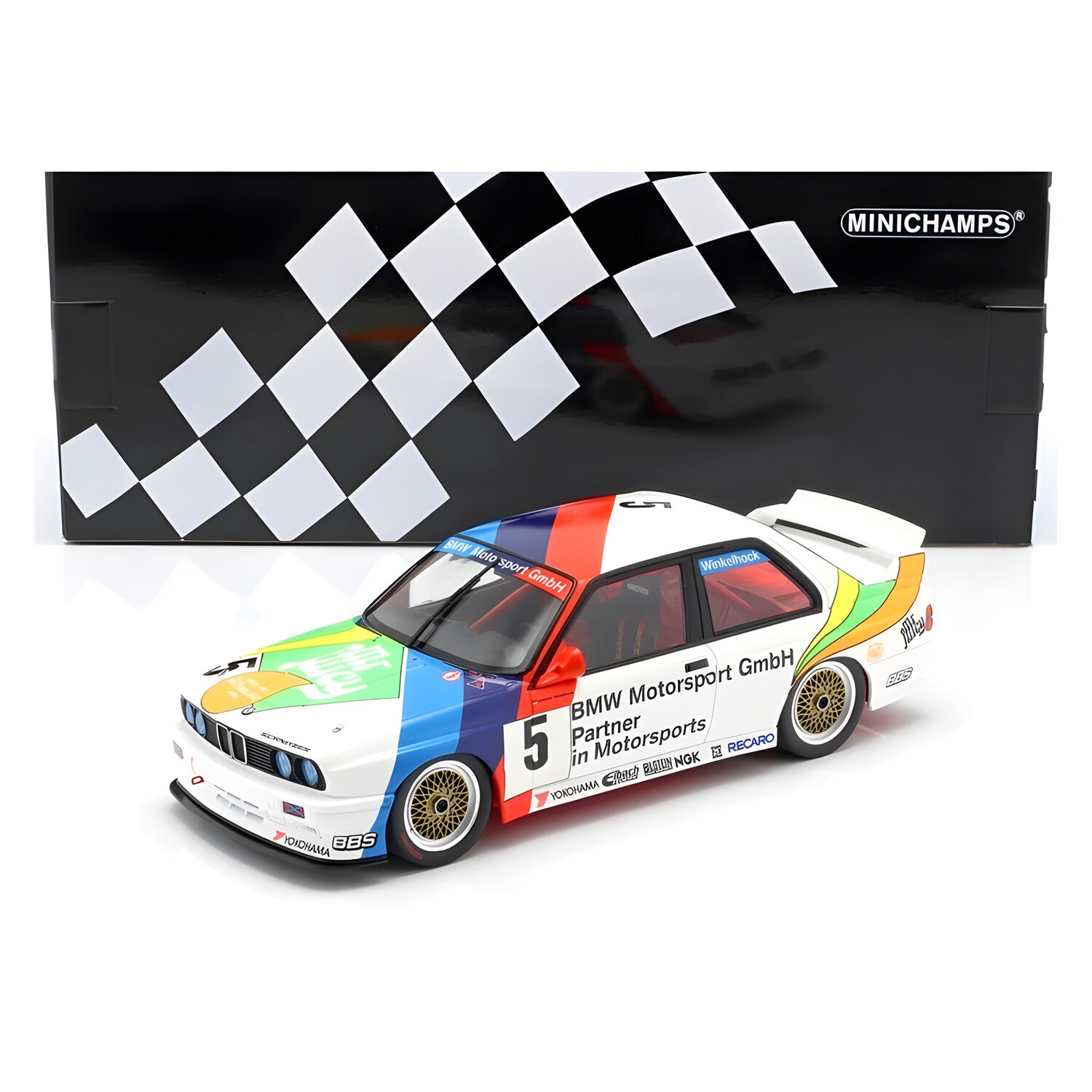 ミニチャンプス BMW M3 E30 DTM 1/18 ミニカー - ミニカー