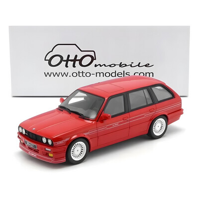 1/18 Otto Mobile BMW E30 Alpina B3 2.7 Touring Brillant Red