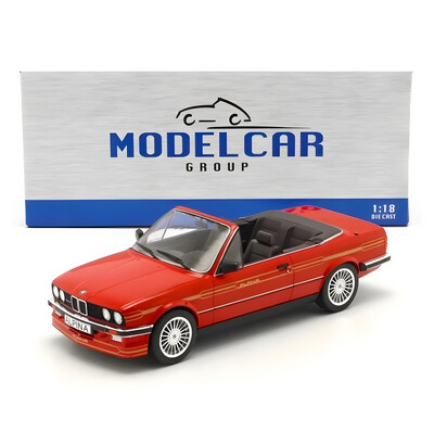 1/18 MCG BMW E30 Alpina C2 2.7 Cabriolet Red Diecast Model Car