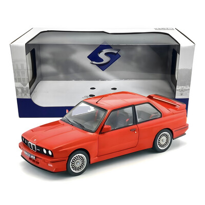 1/18 Solido BMW E30 M3 Sport Evo Henna Red Diecast Model Car