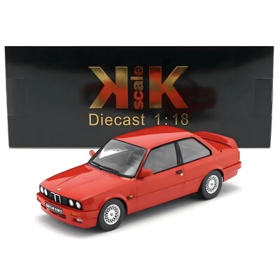 1/18 KK-Scale BMW E30 320is Italo M3 Red Diecast Model Car