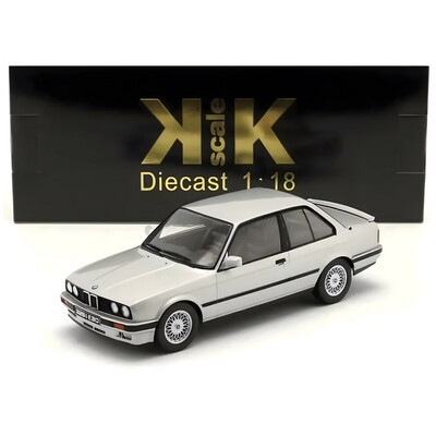 1/18 KK-Scale BMW E30 325i M-Package Silver Metallic Diecast Model Car