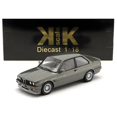 1/18 KK-Scale BMW E30 Alpina B6 3.5 Grey Metallic Diecast Model Car