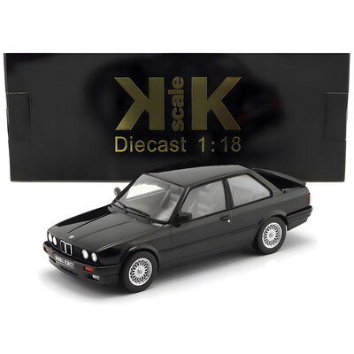 1/18 KK-Scale BMW E30 325i M-Package Black Diecast Model Car