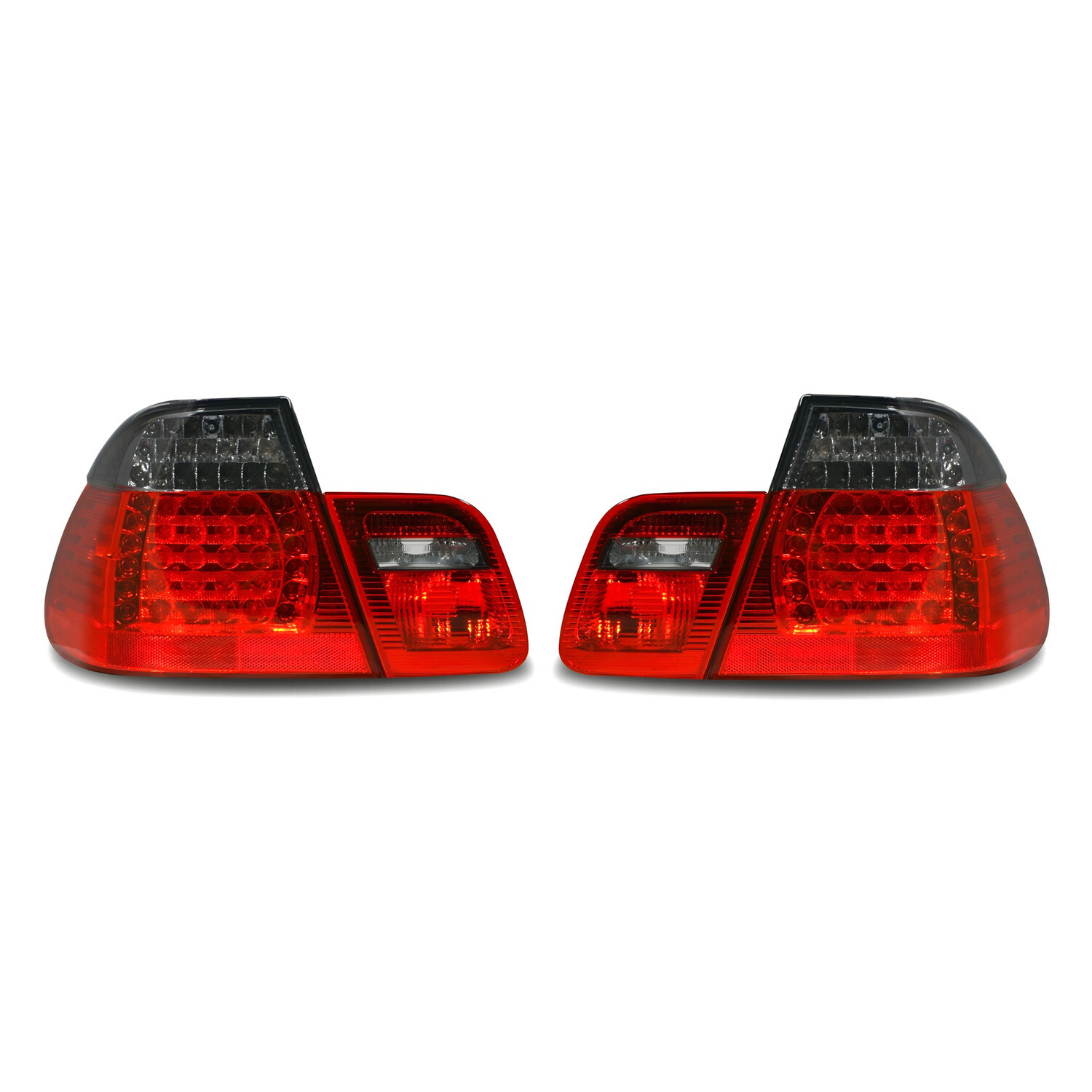 BMW E46 3 Series LED Depo Smoked Tail Lights (Sedan)