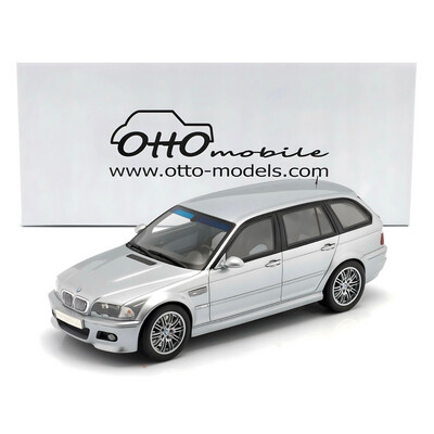 1/18 Otto Mobile BMW E46 M3 Touring Concept​ Gray Metallic Diecast Model Car