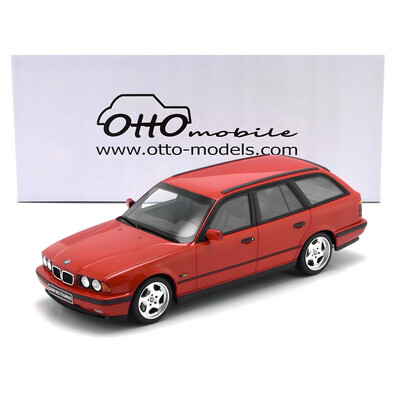 1/18 Otto Mobile BMW E34 M5 Touring Red Diecast Model Car