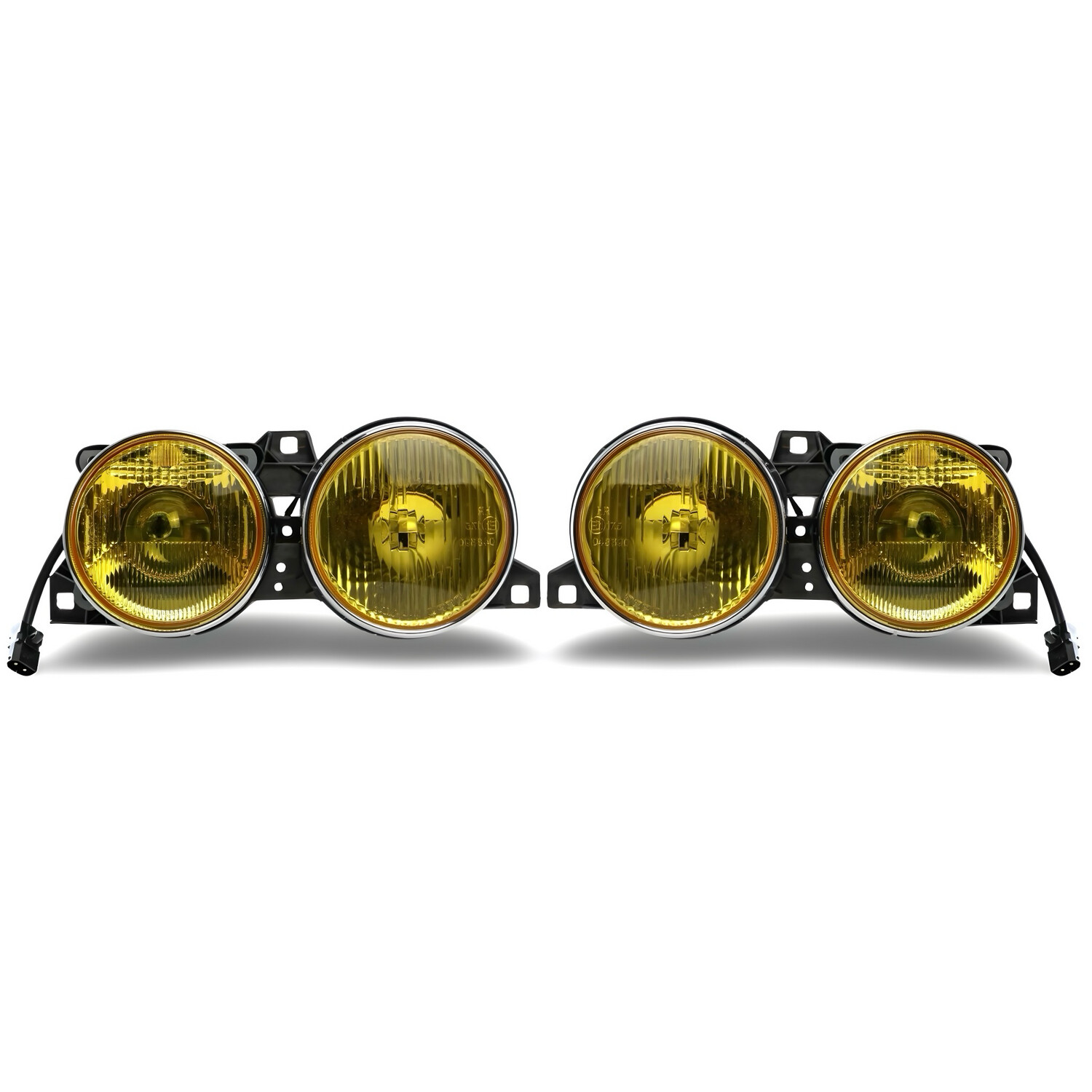 BMW E30 Depo Frenchie Yellow Smiley Projector Headlights