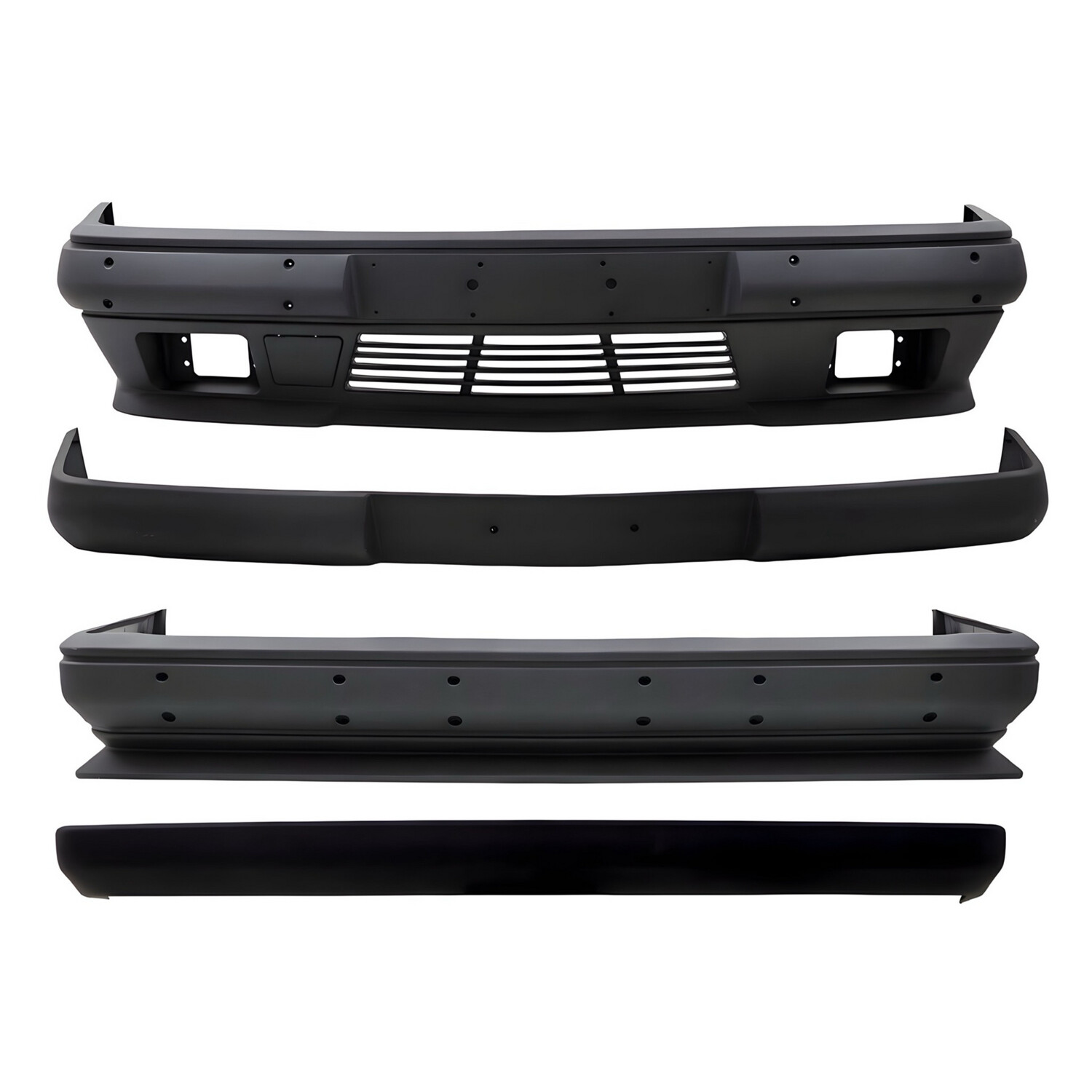 Mercedes Benz W124 C124 A124 AMG Style Front &amp; Rear Bumpers
