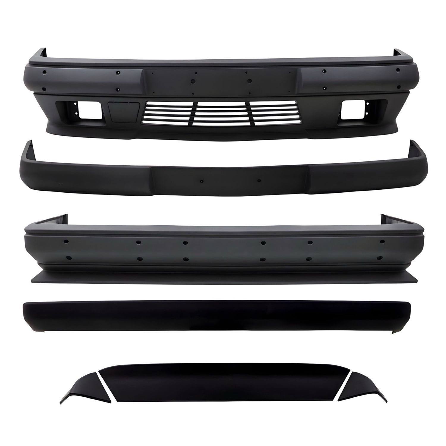 Mercedes Benz C124 A124 AMG Bumpers + Rear Spoiler
