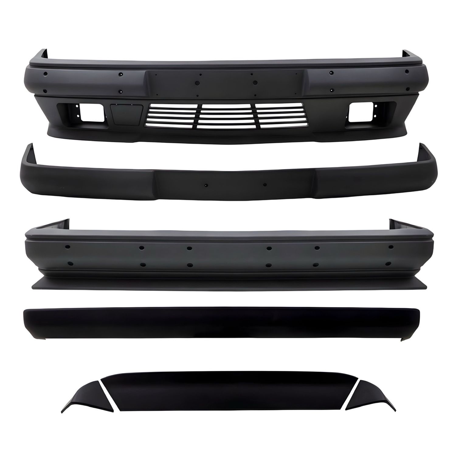 Mercedes Benz W124 AMG Bumpers + Rear Spoiler