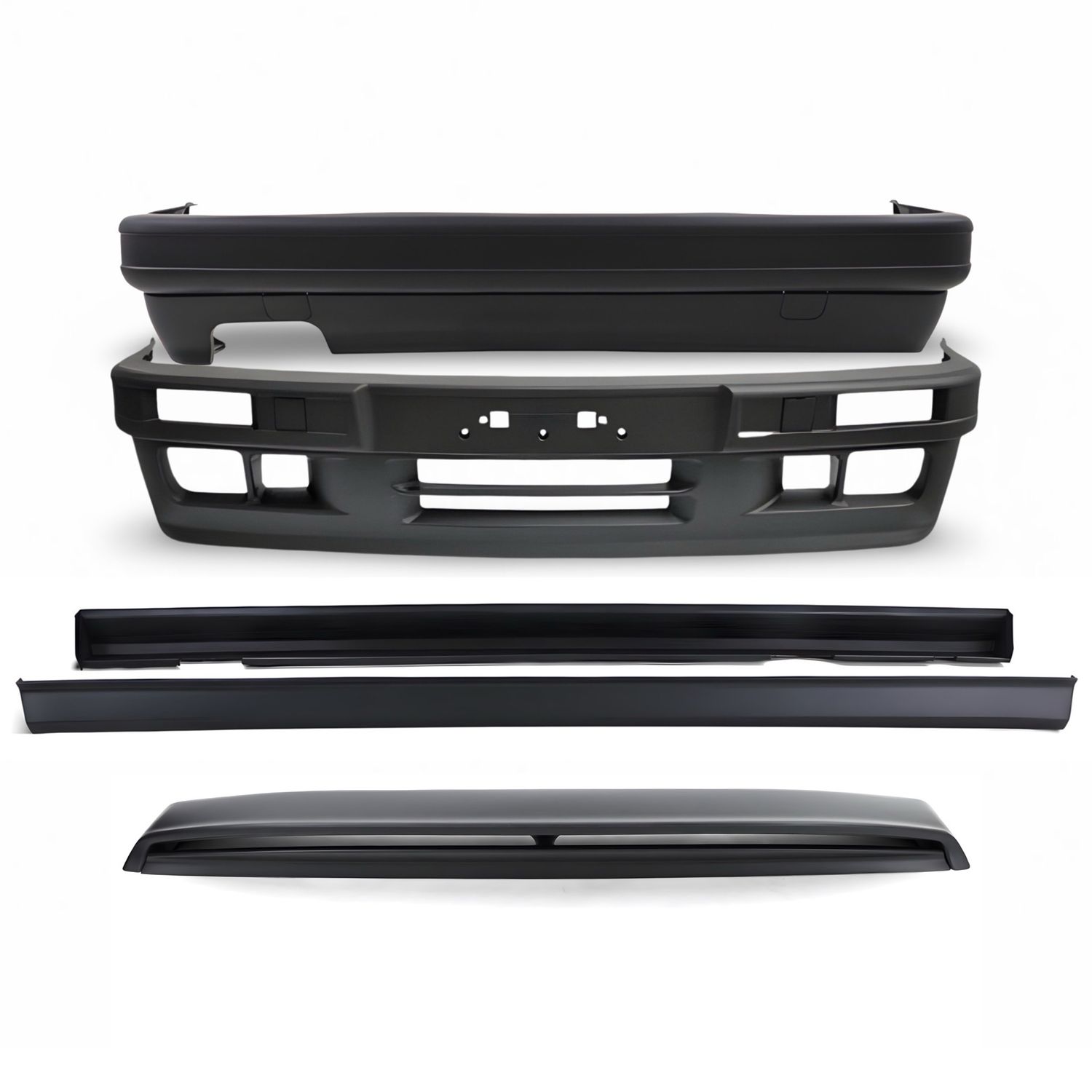 BMW E30 MTech 2 Bumpers + M3 Side Skirts + MTech 2 Rear Spoiler