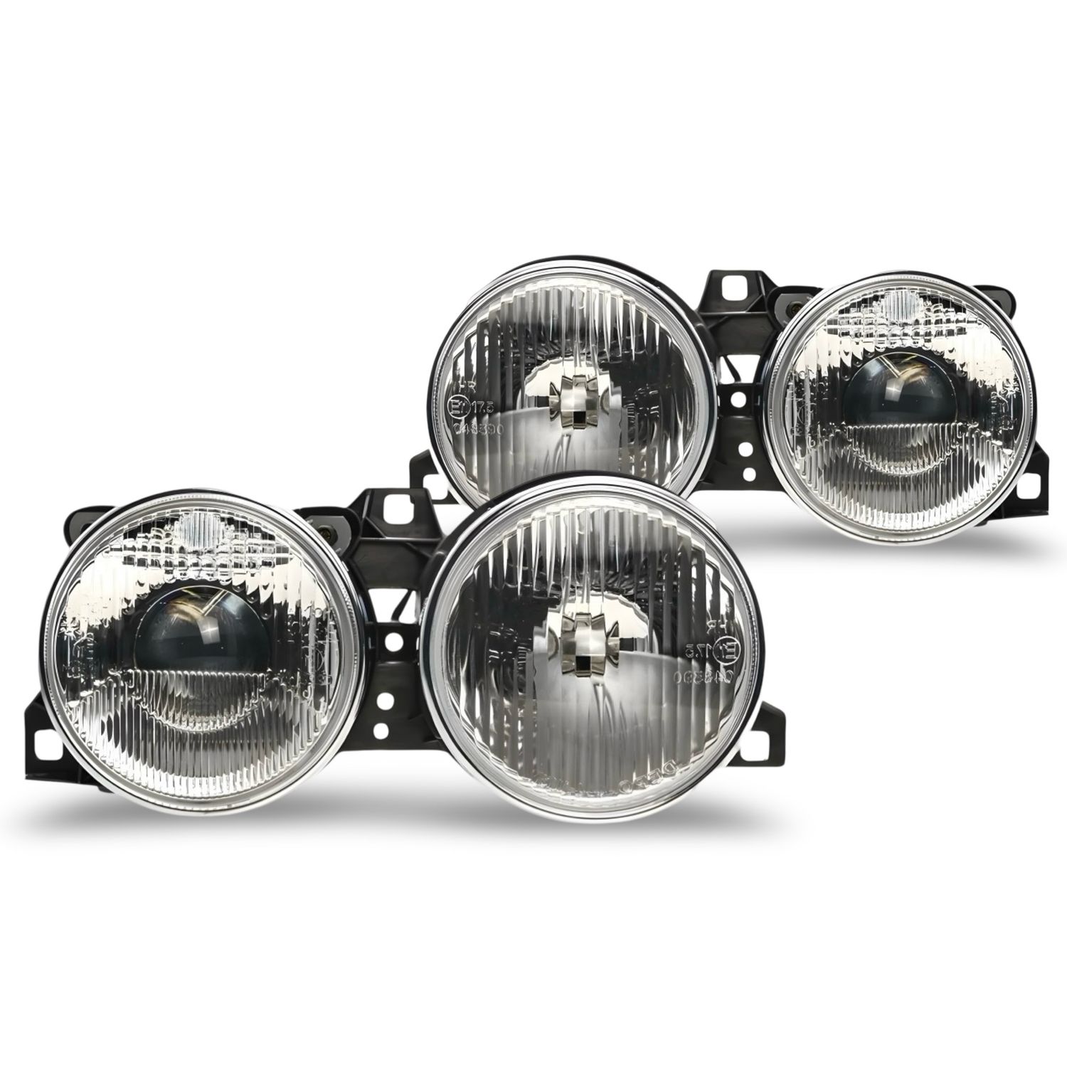 BMW E30 Depo Clear Smiley Projector Headlights