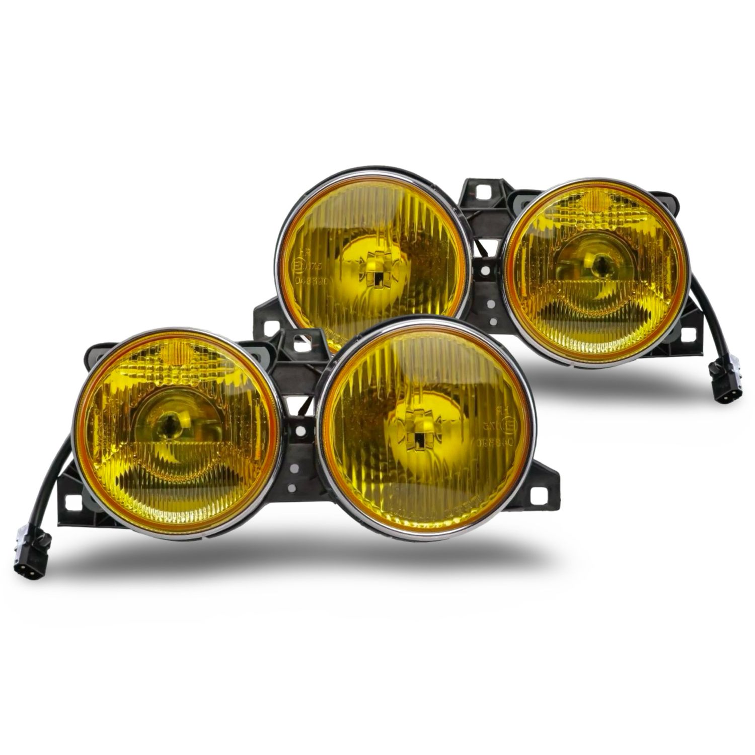 BMW E30 Depo Frenchie Yellow Smiley Projector Headlights