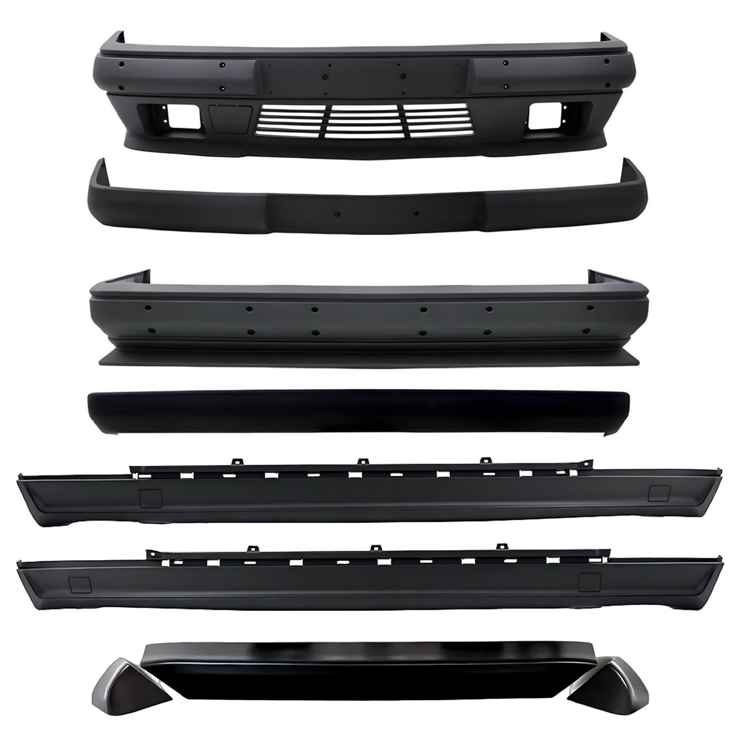 Mercedes Benz C124 A124 AMG Style Body Kit + Rear Spoiler