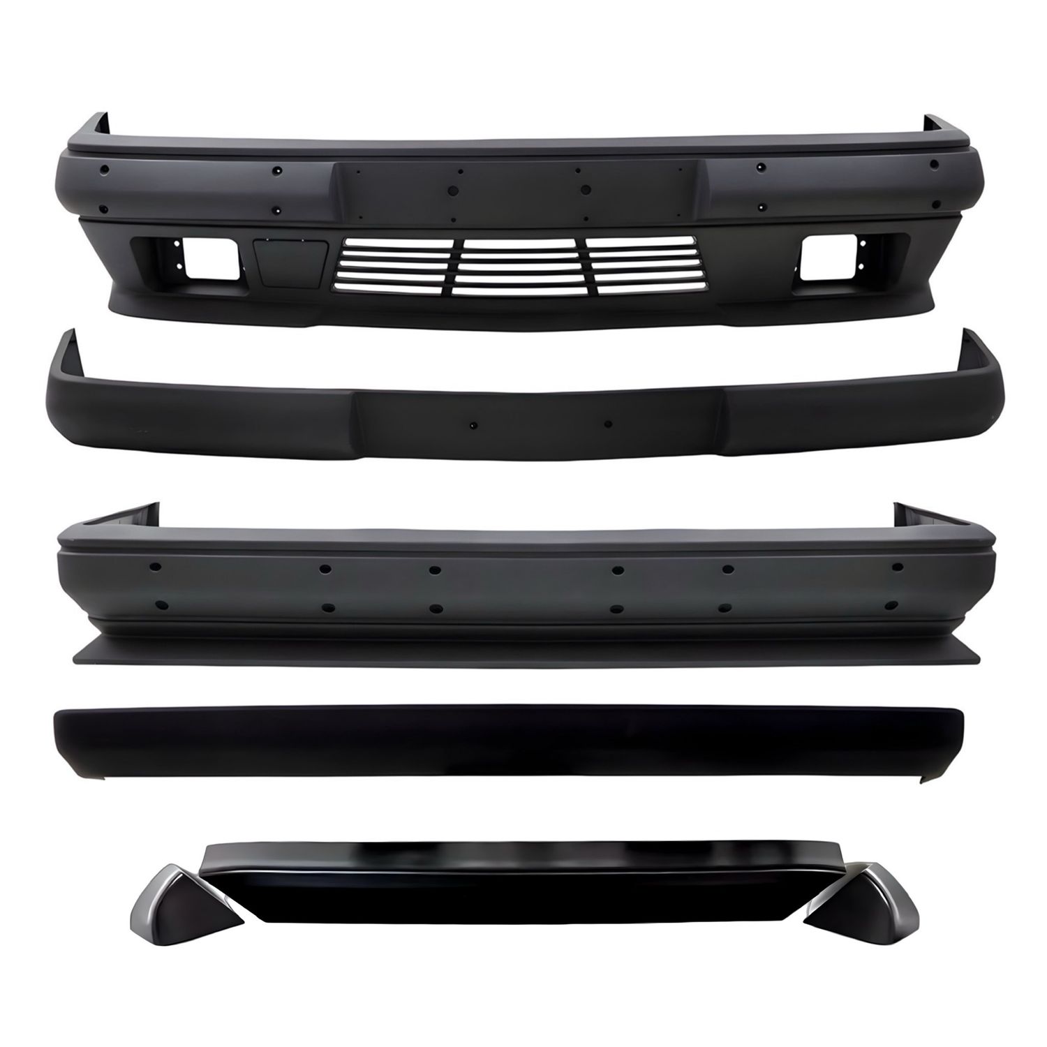 Mercedes Benz C124 A124 AMG Style Bumpers + Rear Spoiler