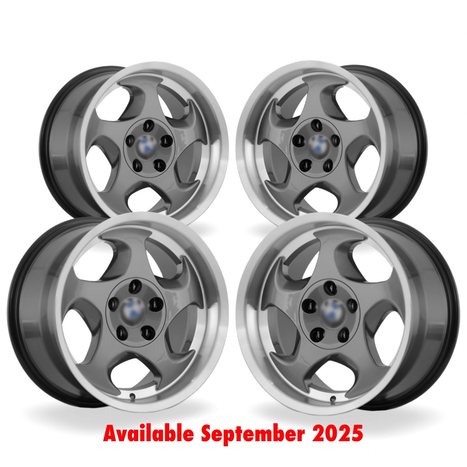 17&quot; CHW-001 Gun Metal Staggered Wheels 5x120