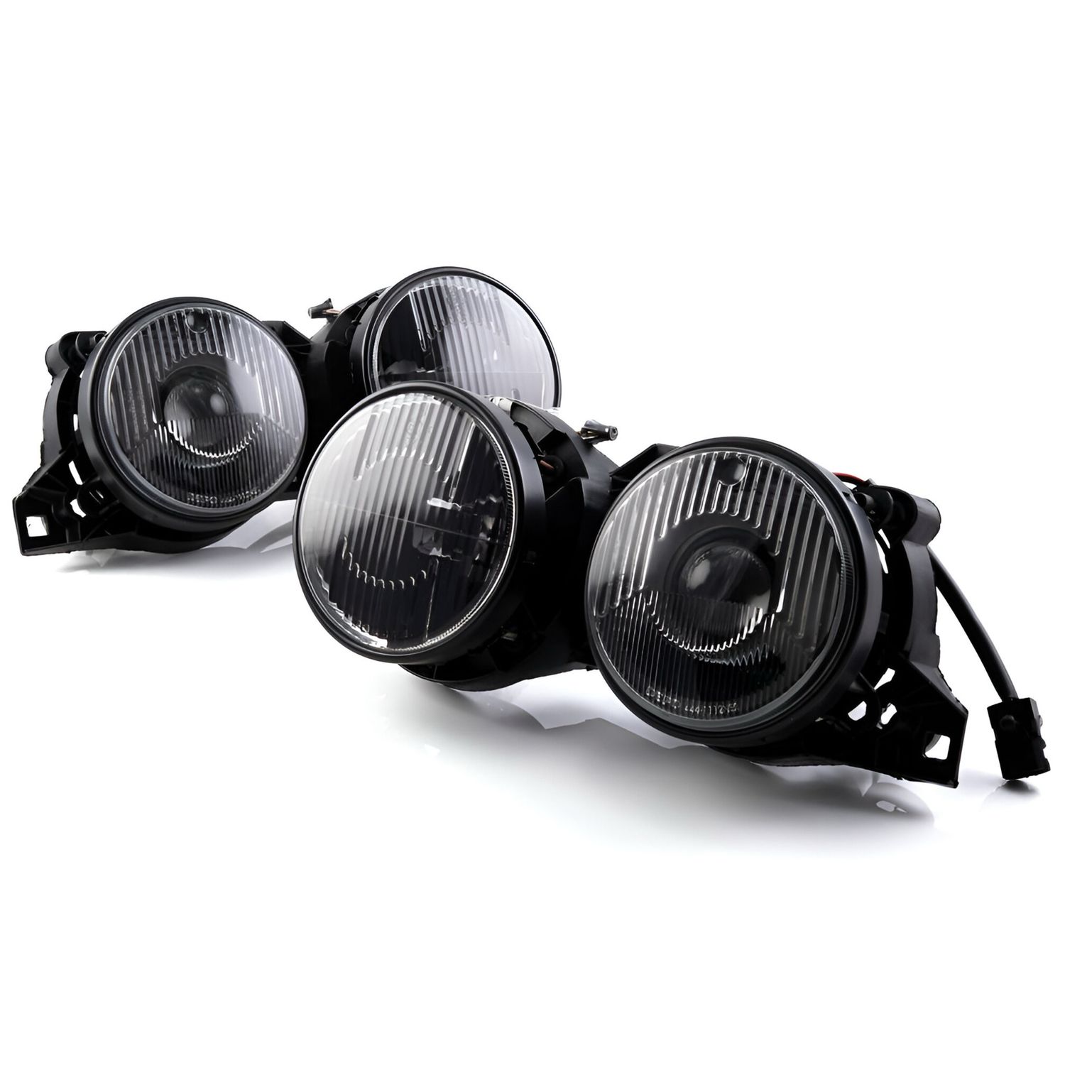 BMW E30 Depo Smoked Smiley Crosshair Projector Headlights