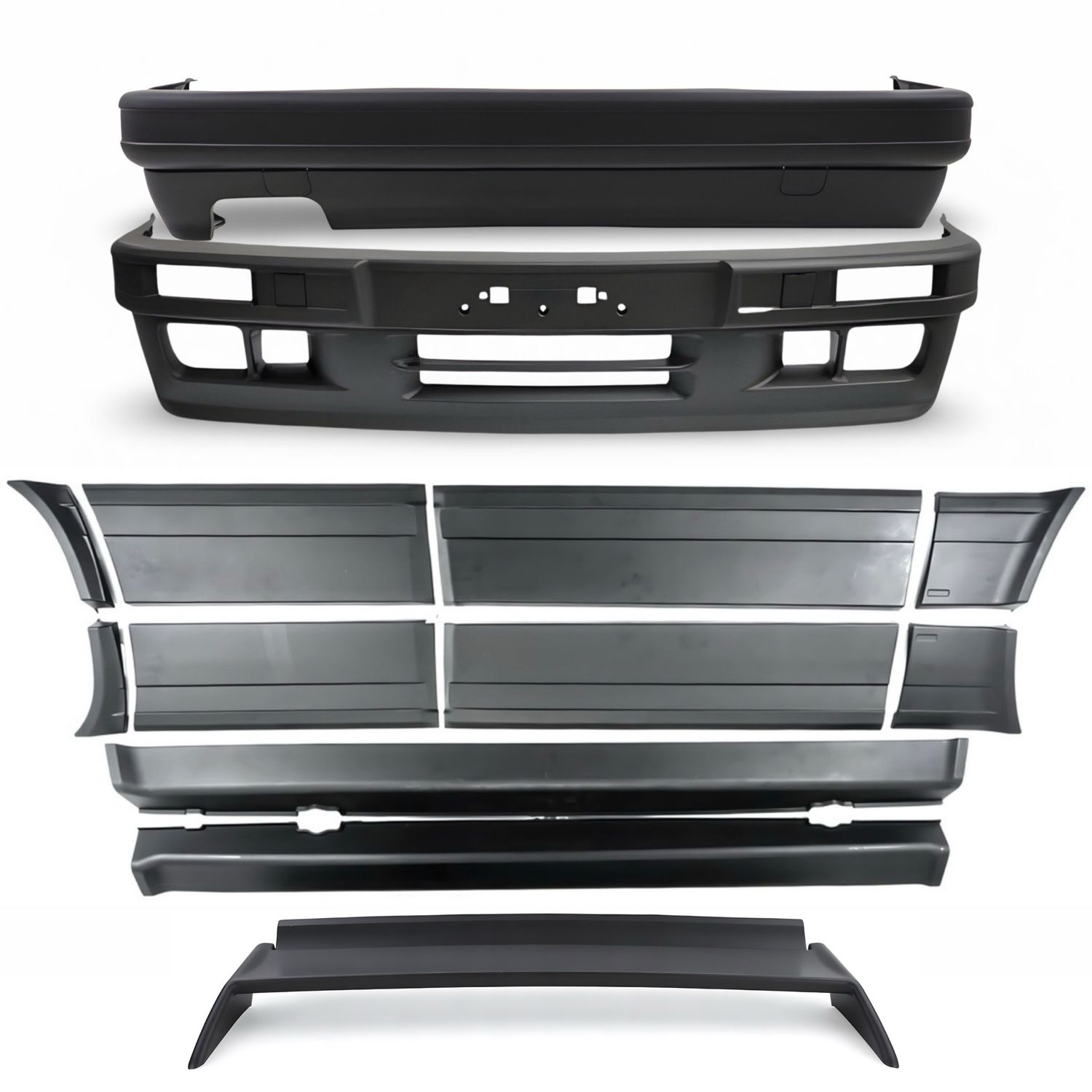 BMW E30 MTech 2 Body Kit + M3 Evo Rear Spoiler (Sedan)