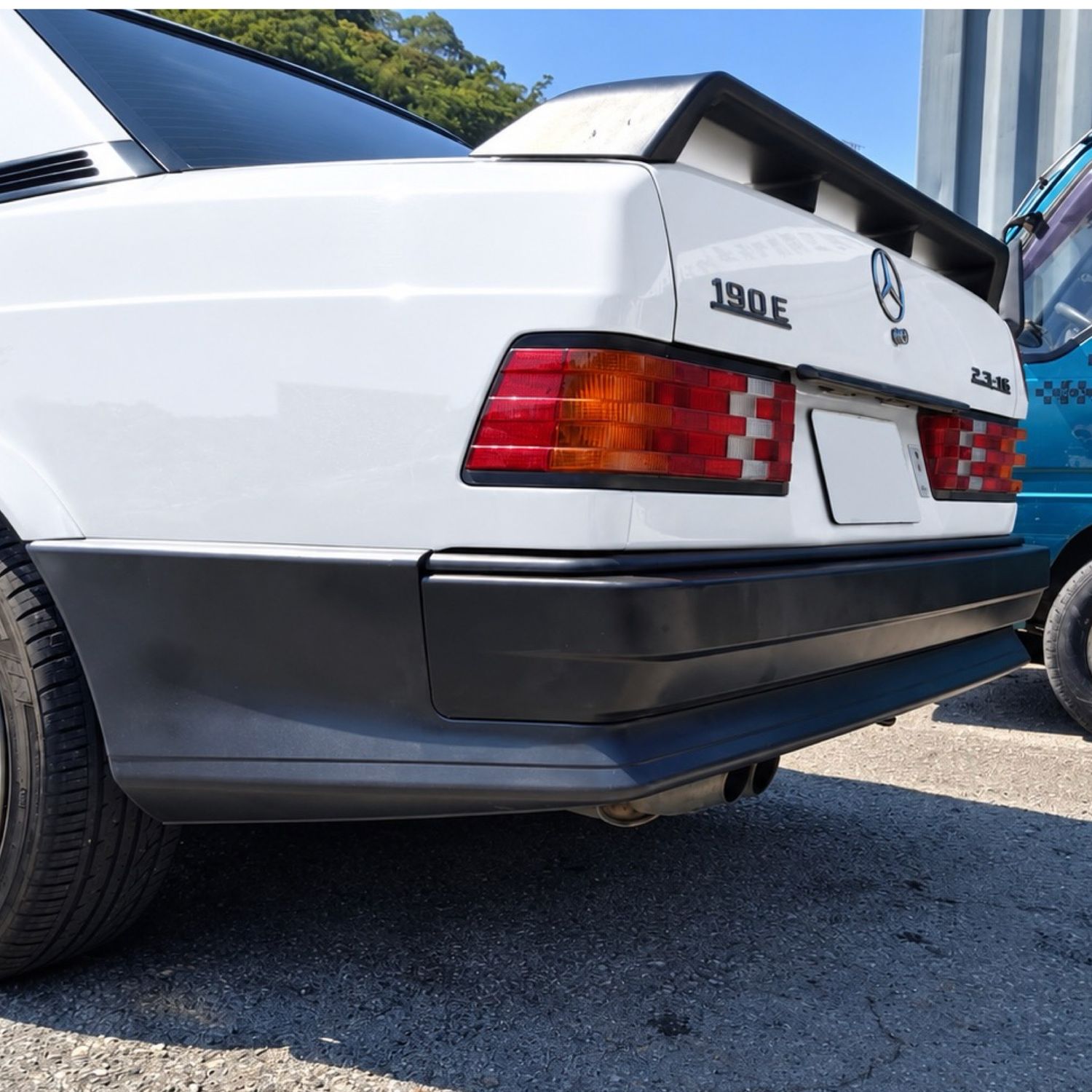 Mercedes Benz 190E W201 Cosworth Style Body Kit + Rear Spoiler